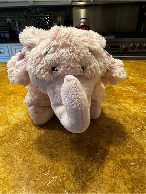 Plush Pink Elephant Decorative Pillowpet